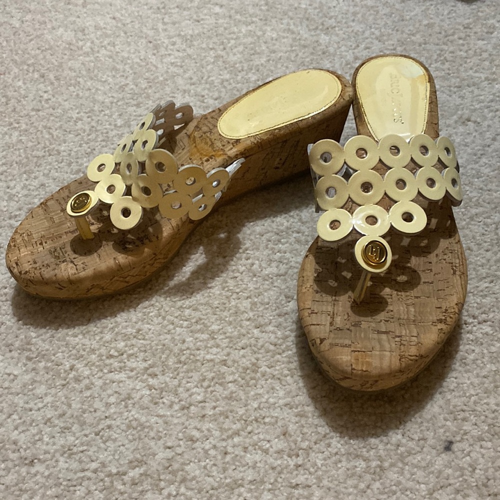 Eric javits cork wedge